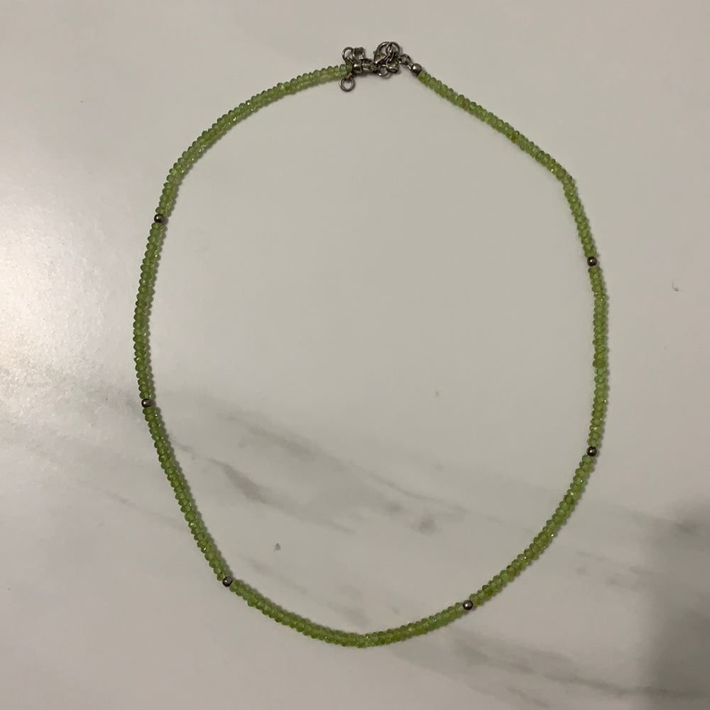 Peridot necklace
